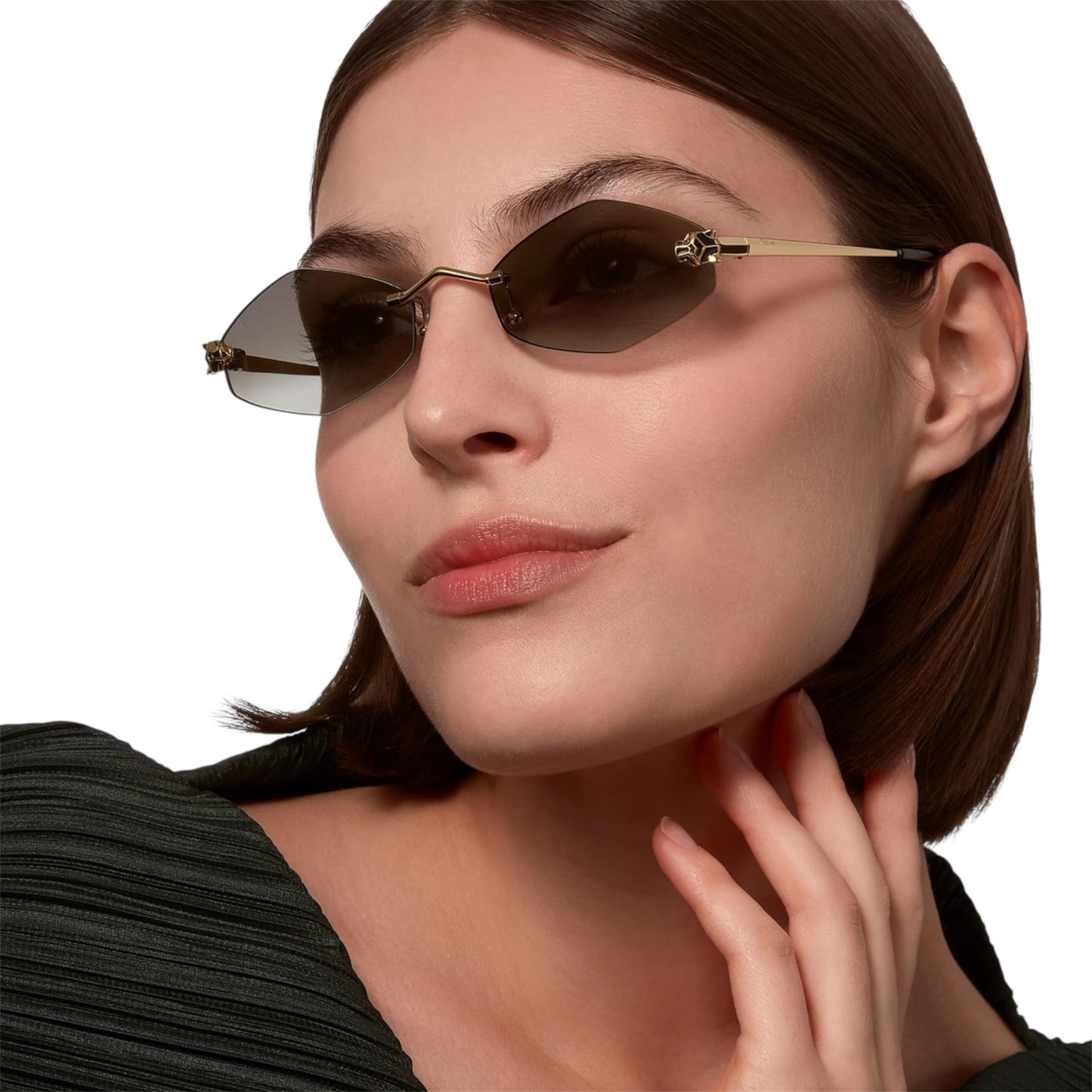 Cartier - Panthère de Cartier Rimless Sunglasses