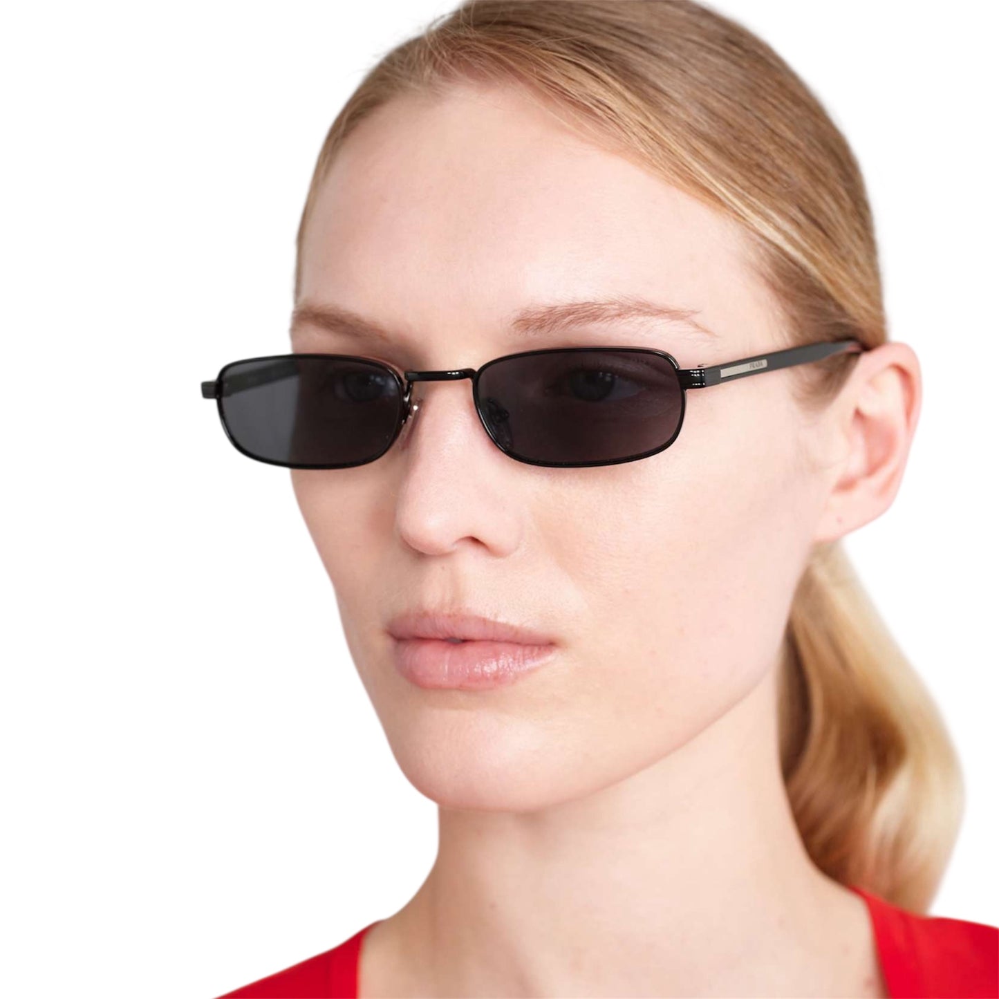 Prada - Iconic Metal Plaque Sunglasses KWD 148