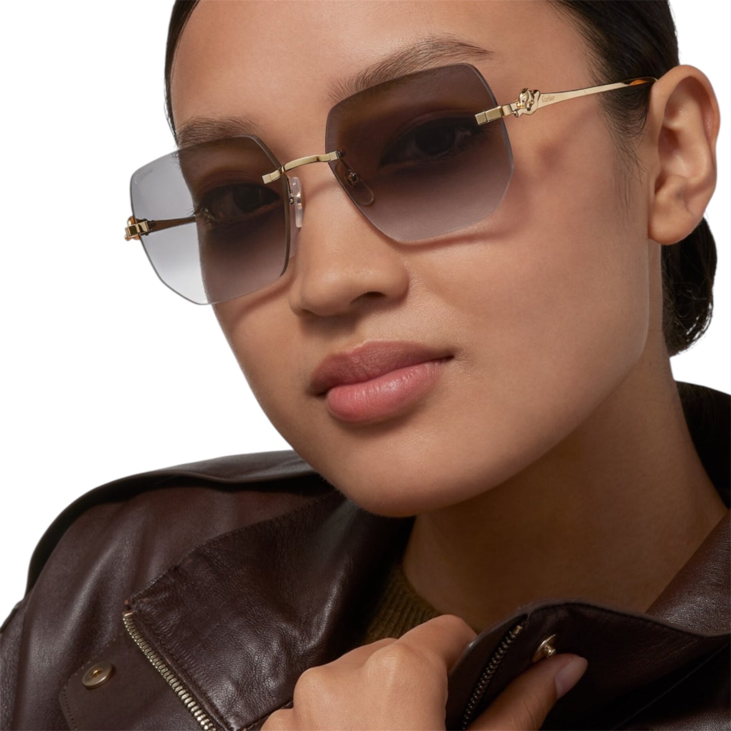 Cartier - Panthère Rimless Square Sunglasses