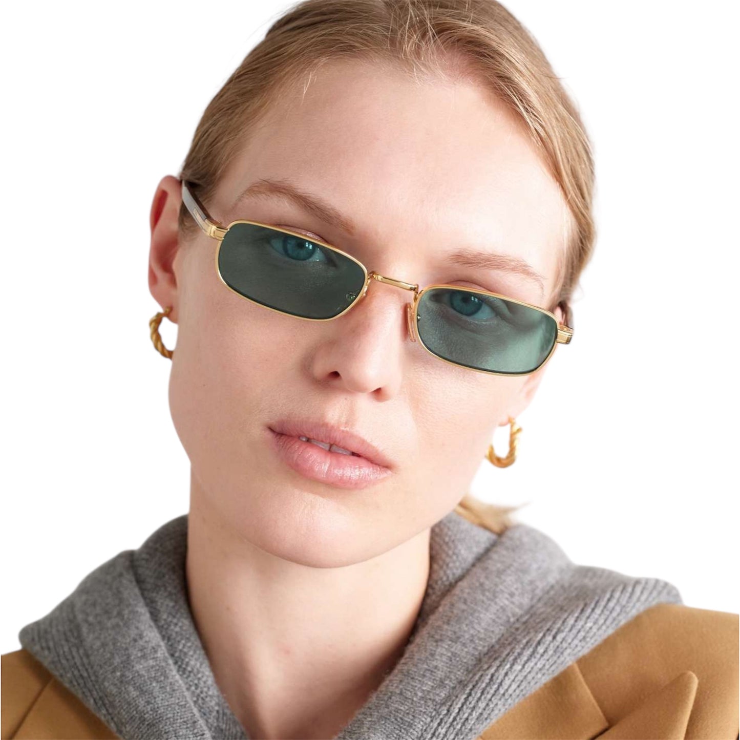 Prada - Iconic Metal Plaque Sunglasses KWD 148
