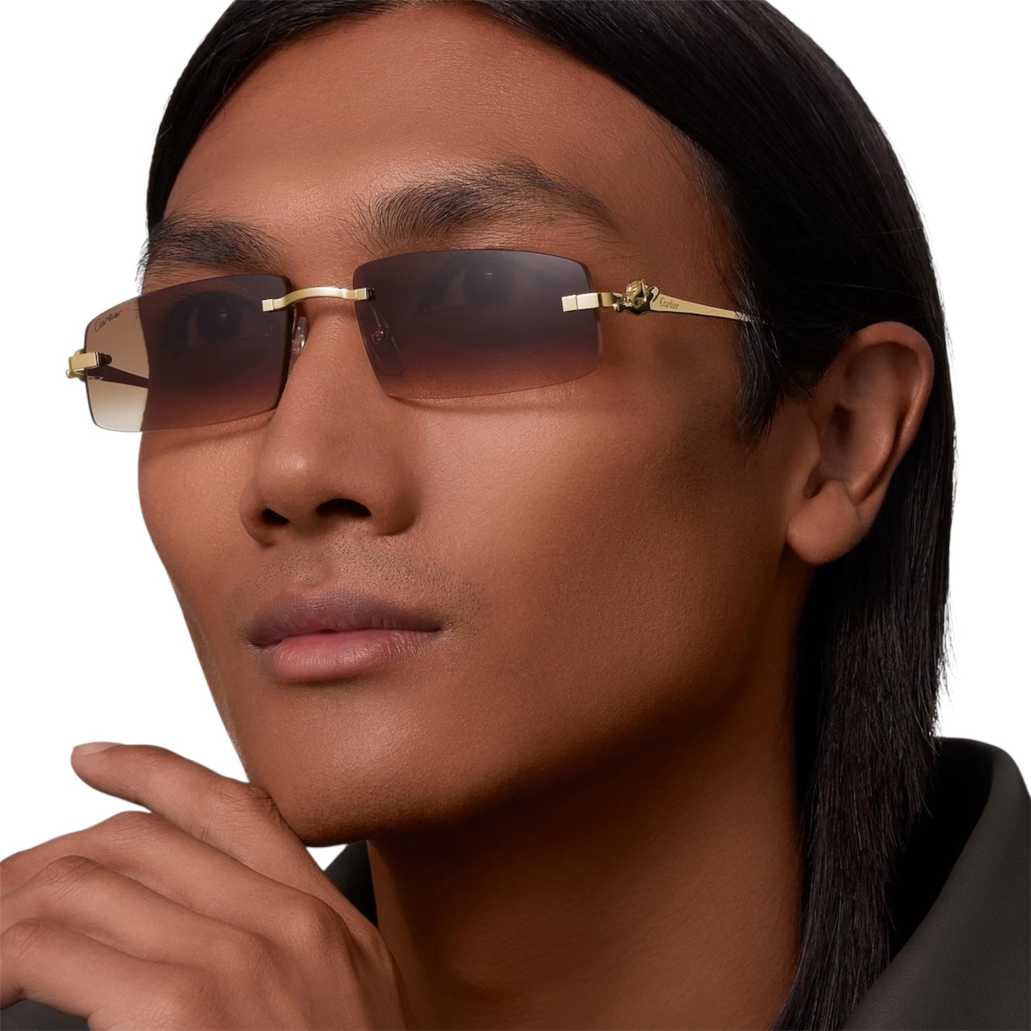 Cartier - Panthère de Cartier Rimless Sunglasses
