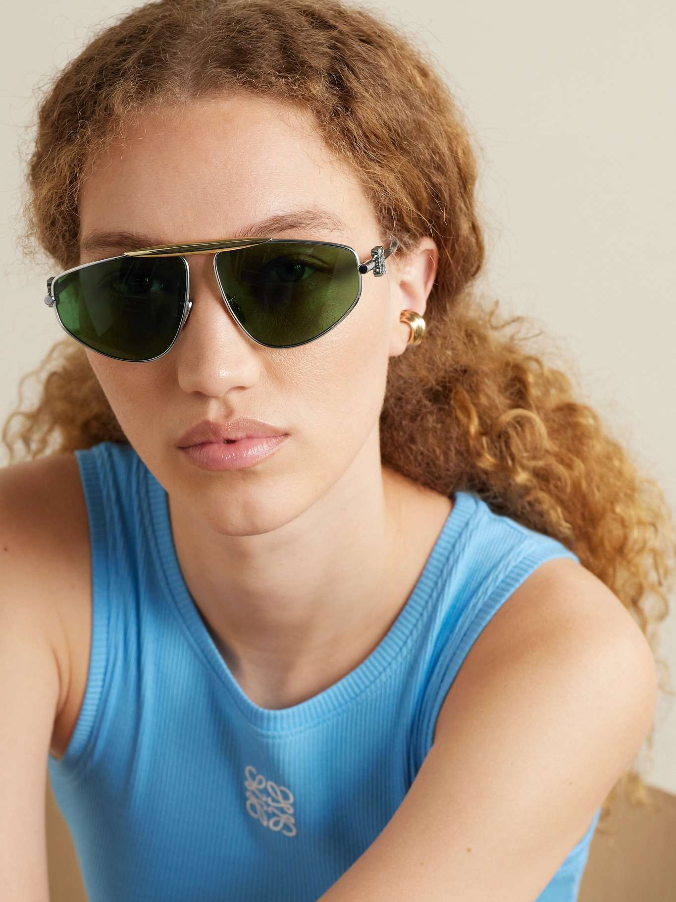 Loewe Modern Aviators Sunglasses