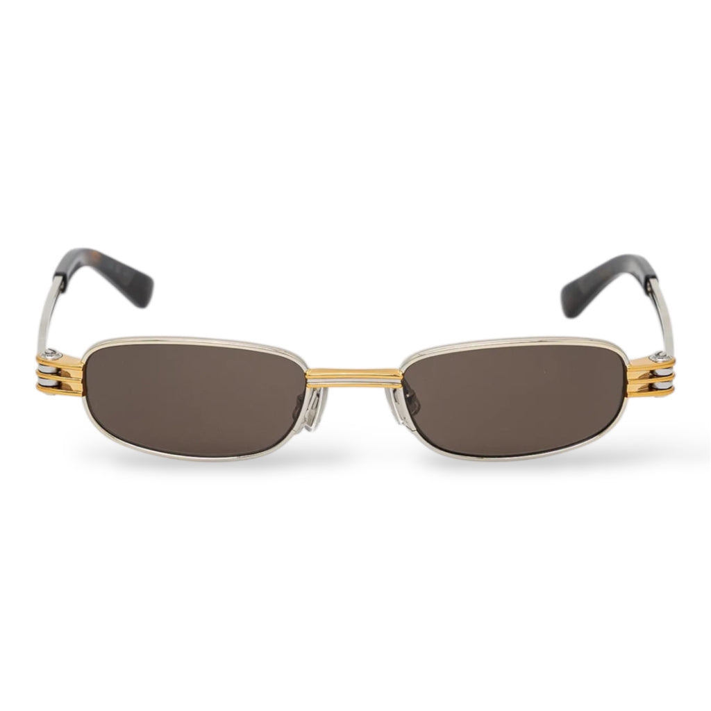 Bottega Veneta – Rectangle Metal Sunglasses BV1381S