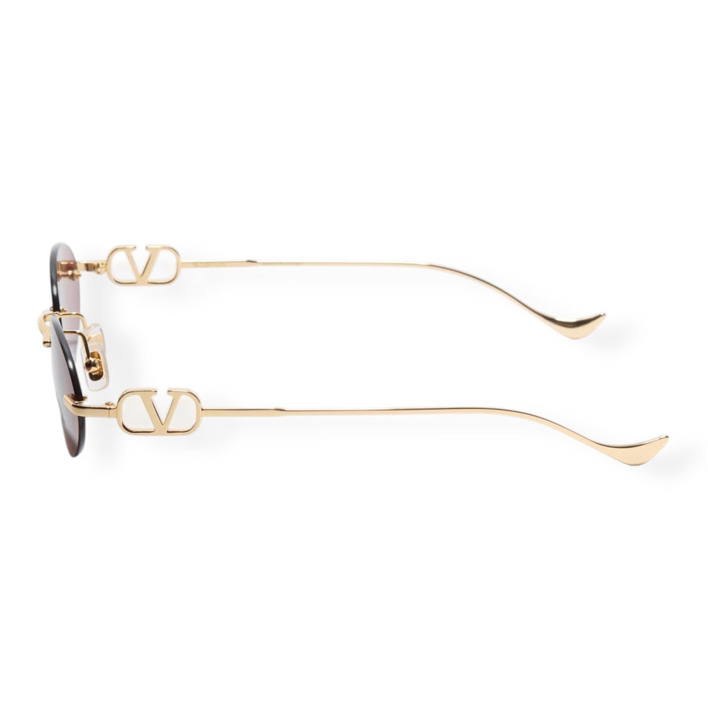 Valentino - Geometric Metal Sunglasses