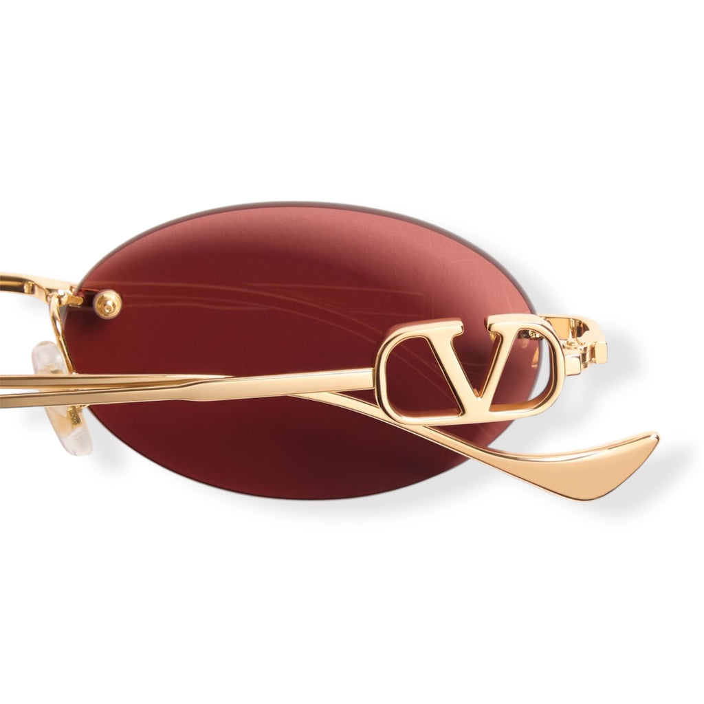 Valentino - Geometric Metal Sunglasses