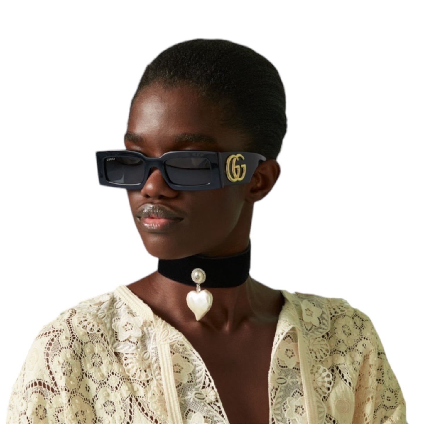 Gucci Rectangular Frame Sunglasses GG1425S