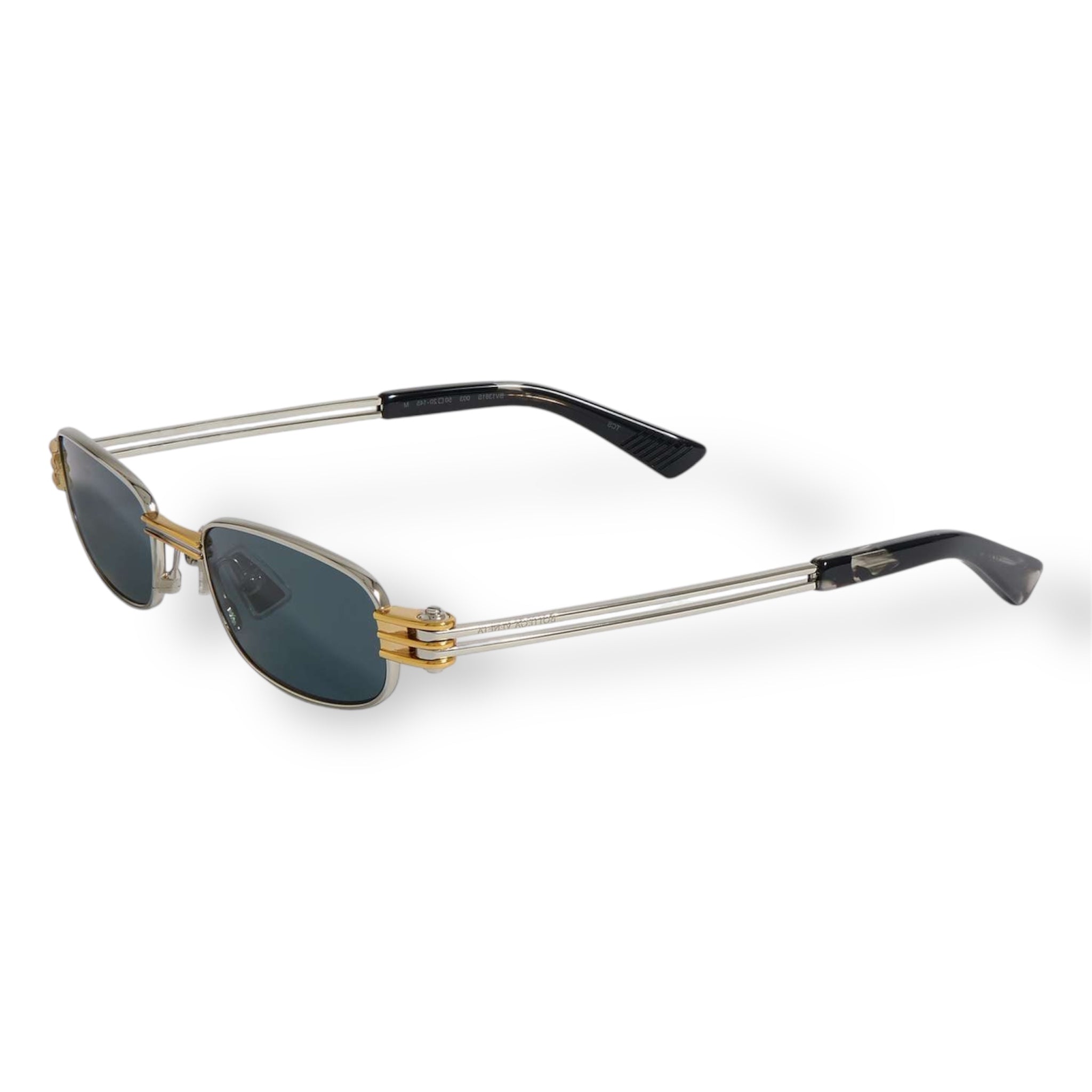 Bottega Veneta – Rectangle Metal Sunglasses BV1381S