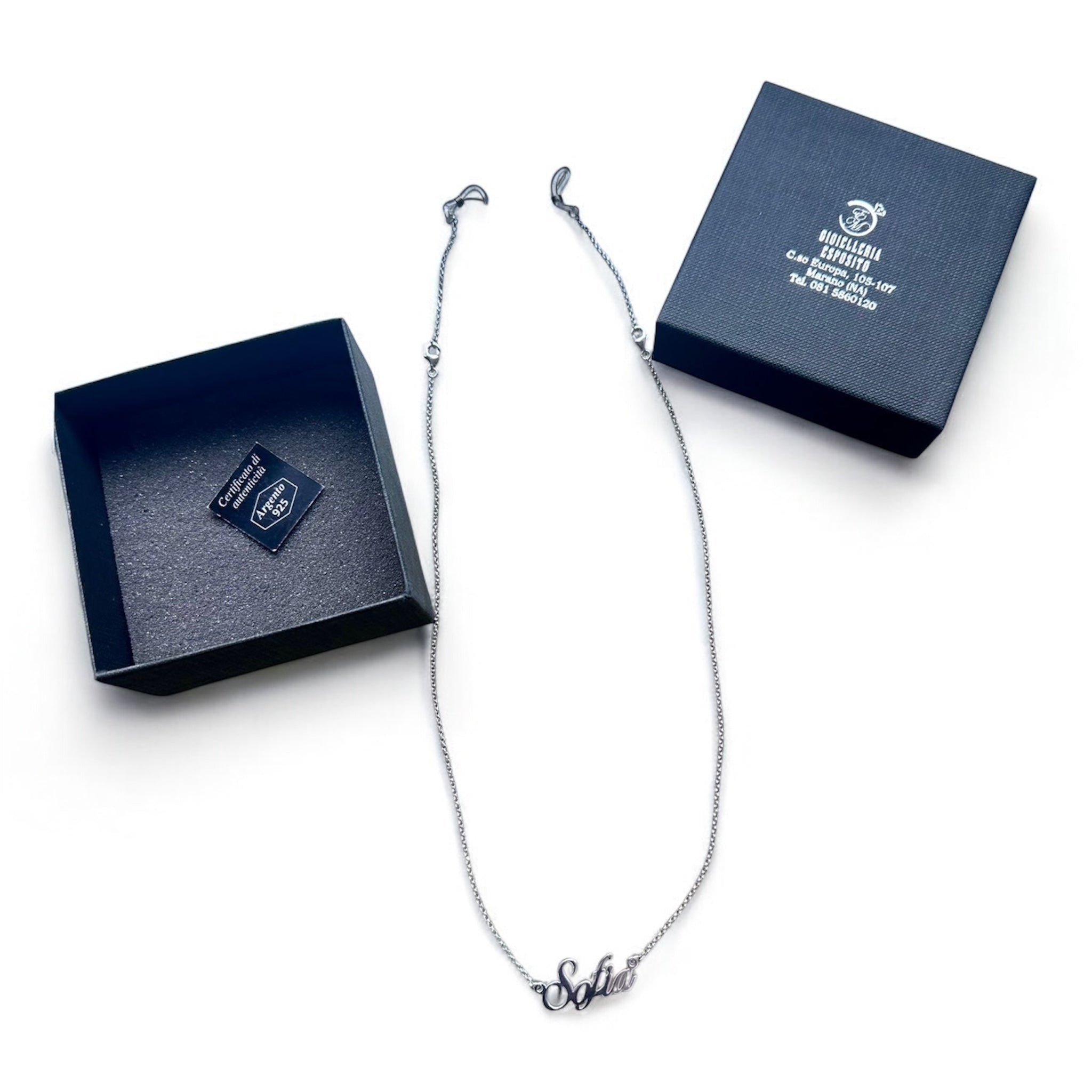 Personalized 925 Silver Sunglasses Chain & Necklace - Gold or Silver