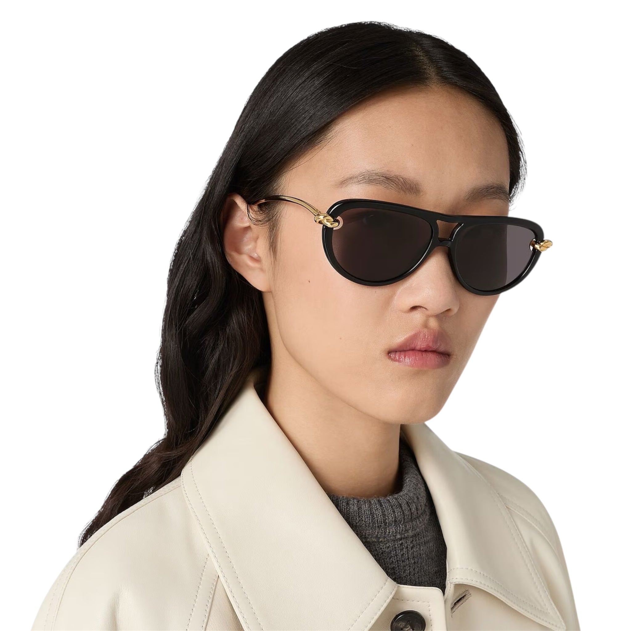 Bottega Veneta - Knot Aviator Sunglasses BV1418S
