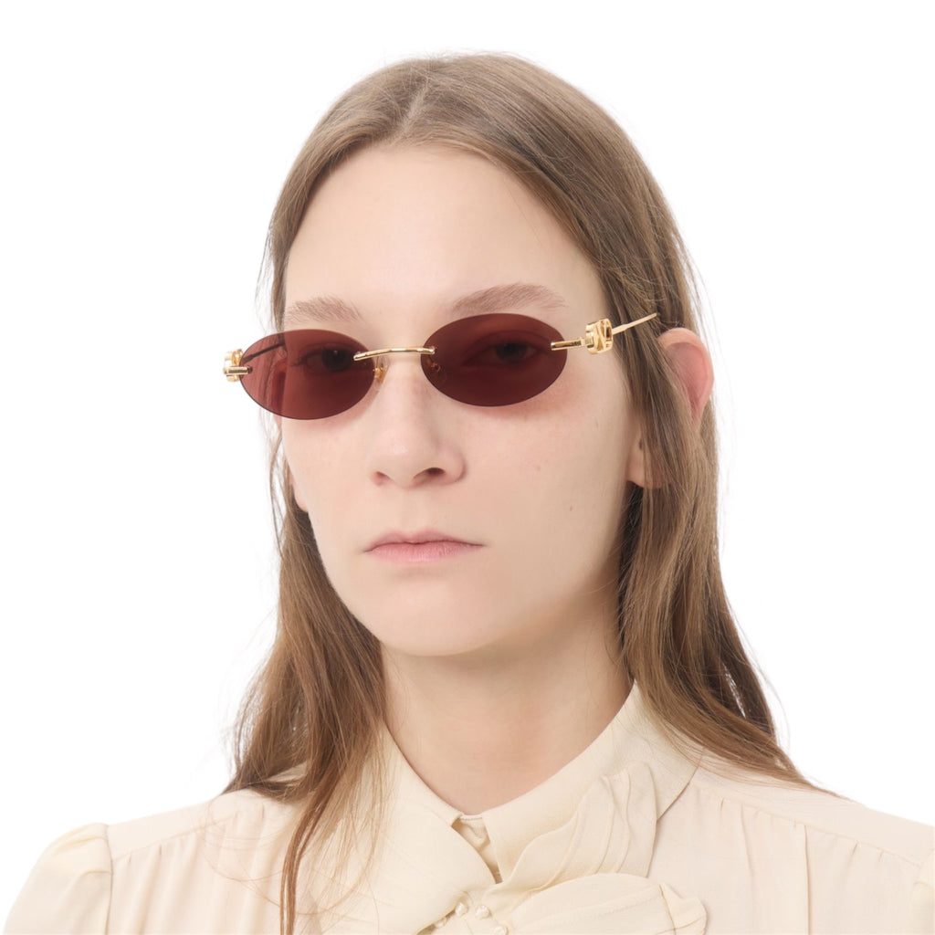 Valentino - Geometric Metal Sunglasses
