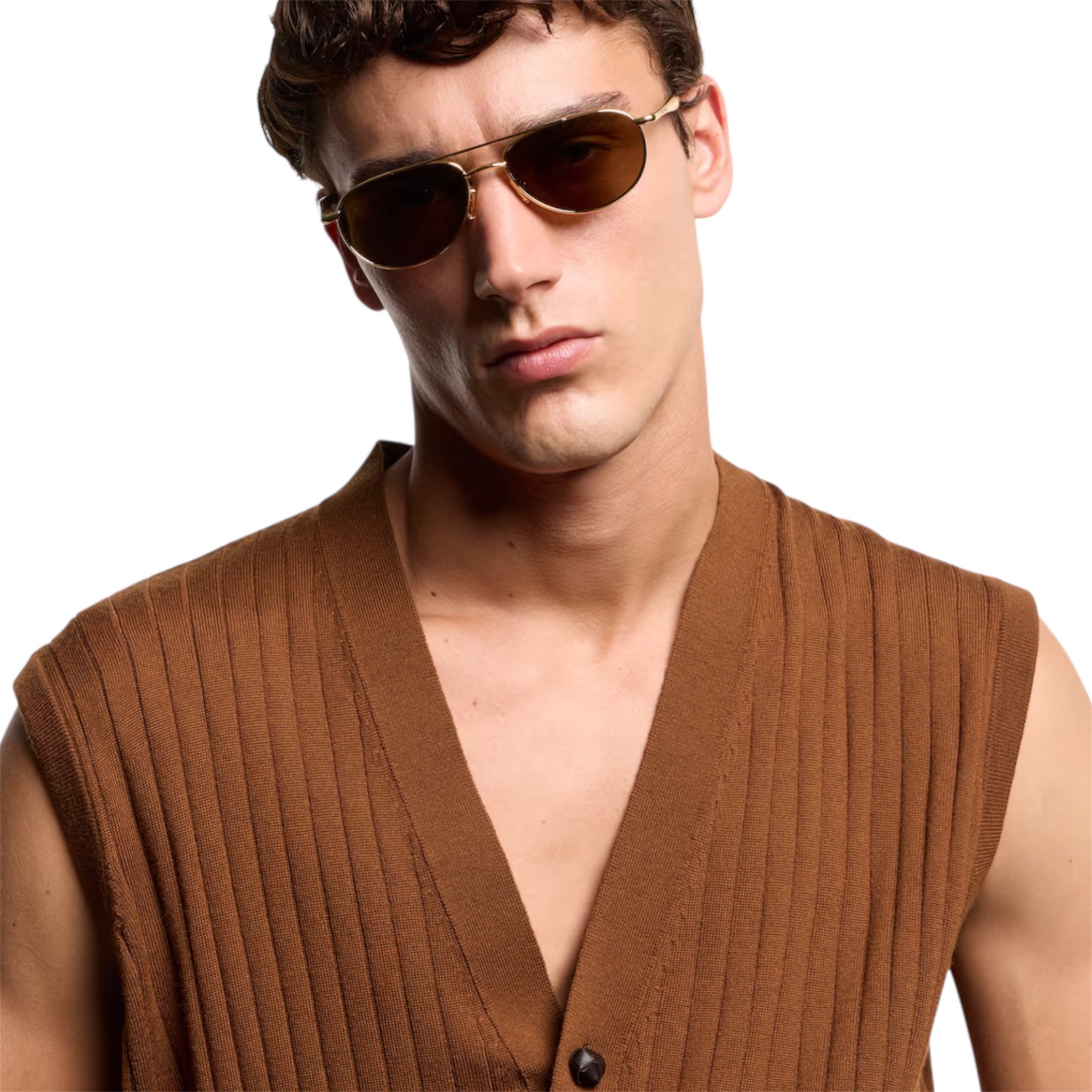 Bottega Veneta - Fin Aviator Sunglasses