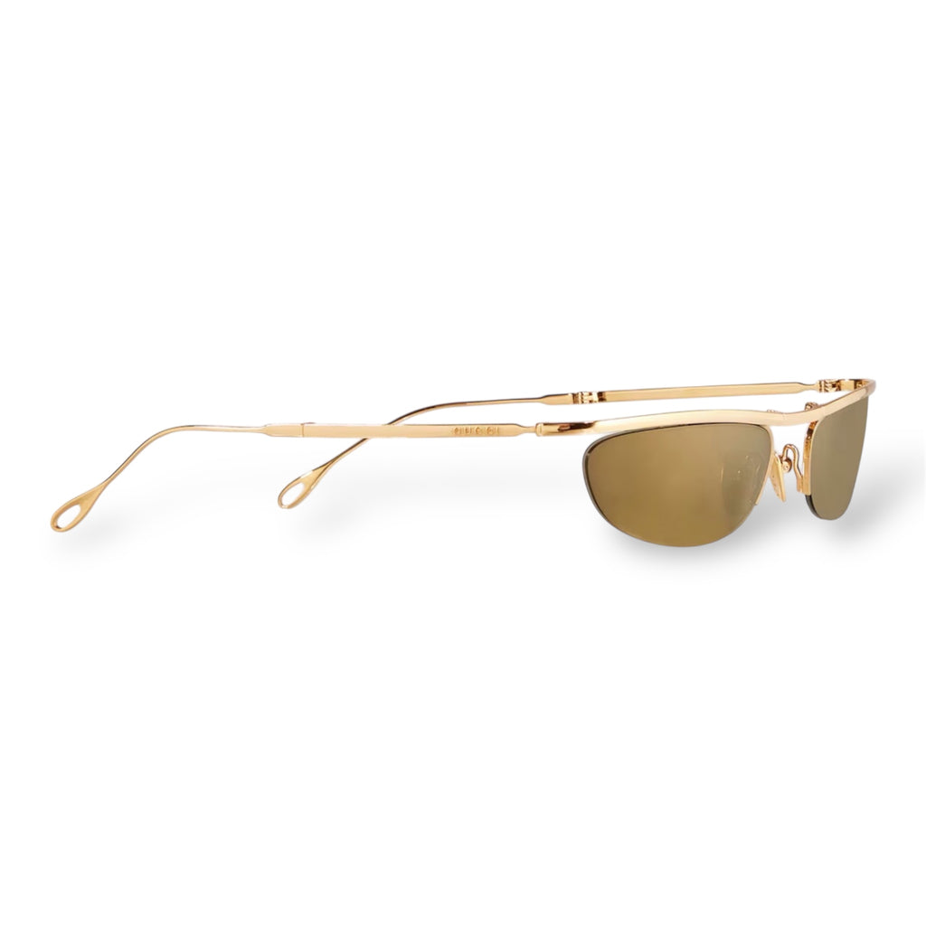 Gucci – Foldable Oval Sunglasses