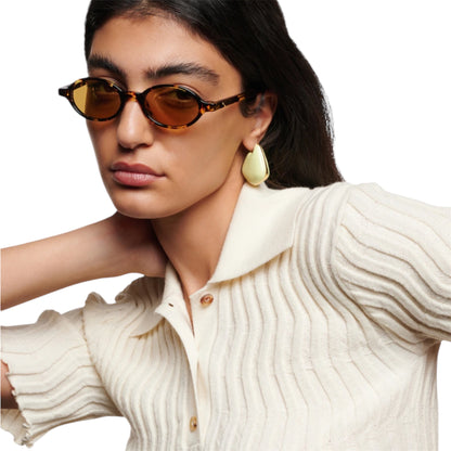 Bottega Veneta - Classic Oval Sunglasses BV1388S