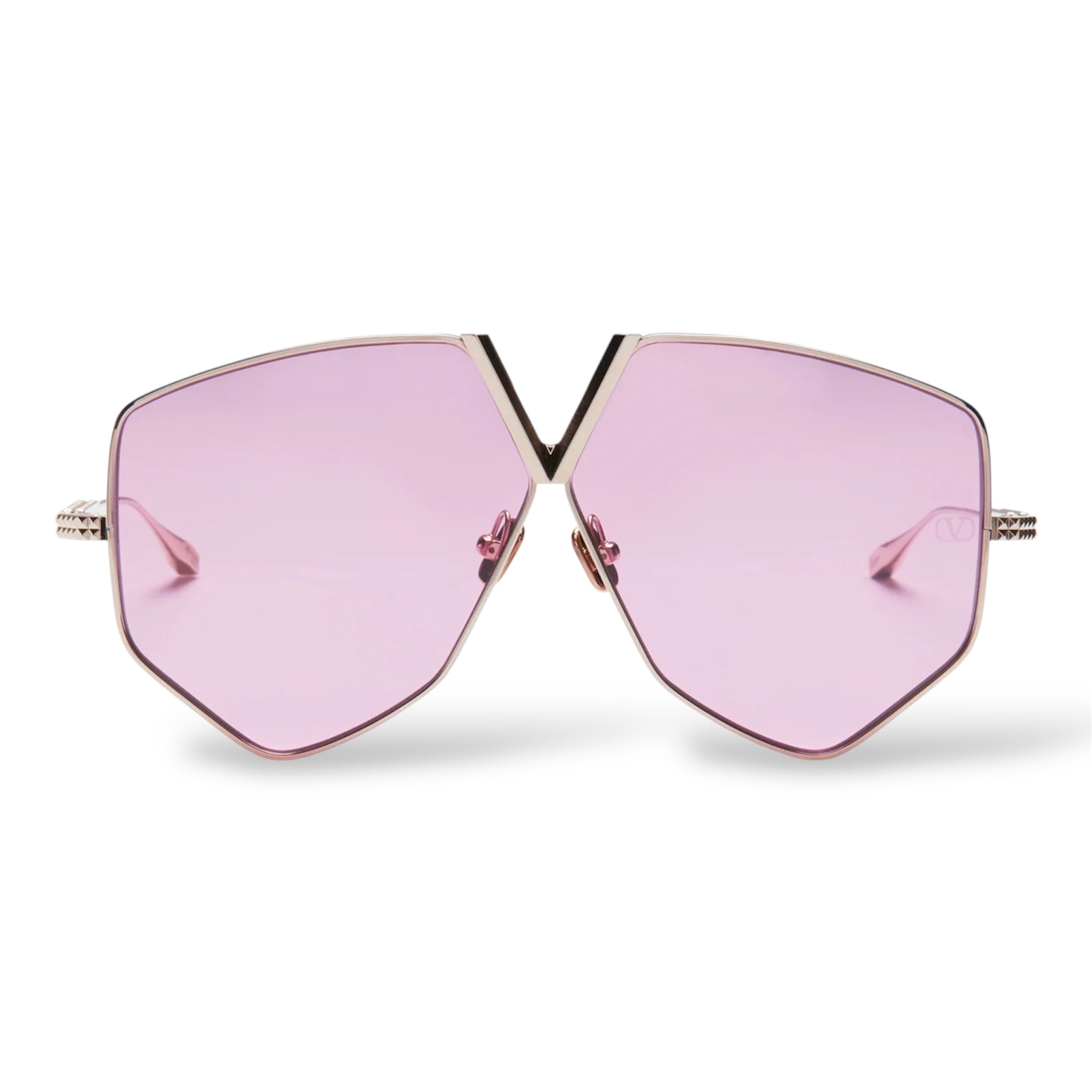 Valentino V- Hexagon Sunglasses