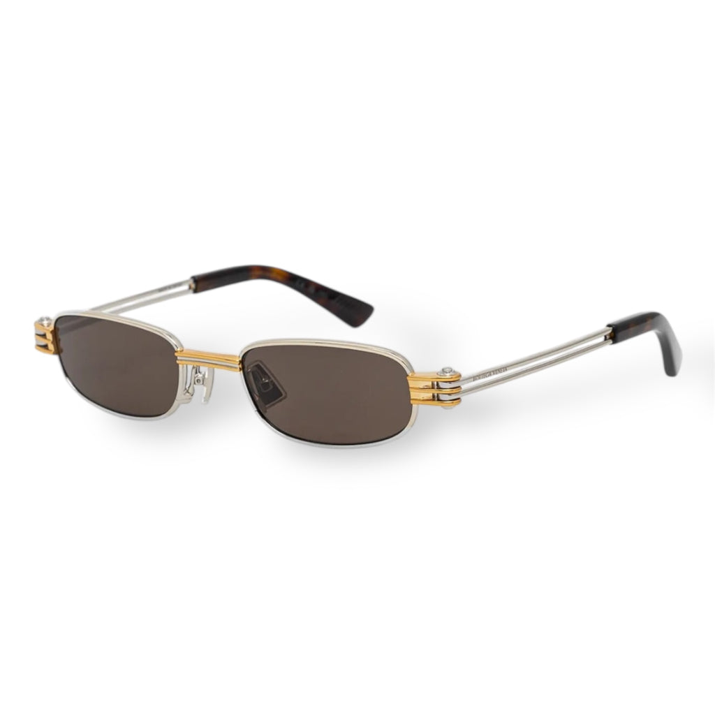 Bottega Veneta – Rectangle Metal Sunglasses BV1381S
