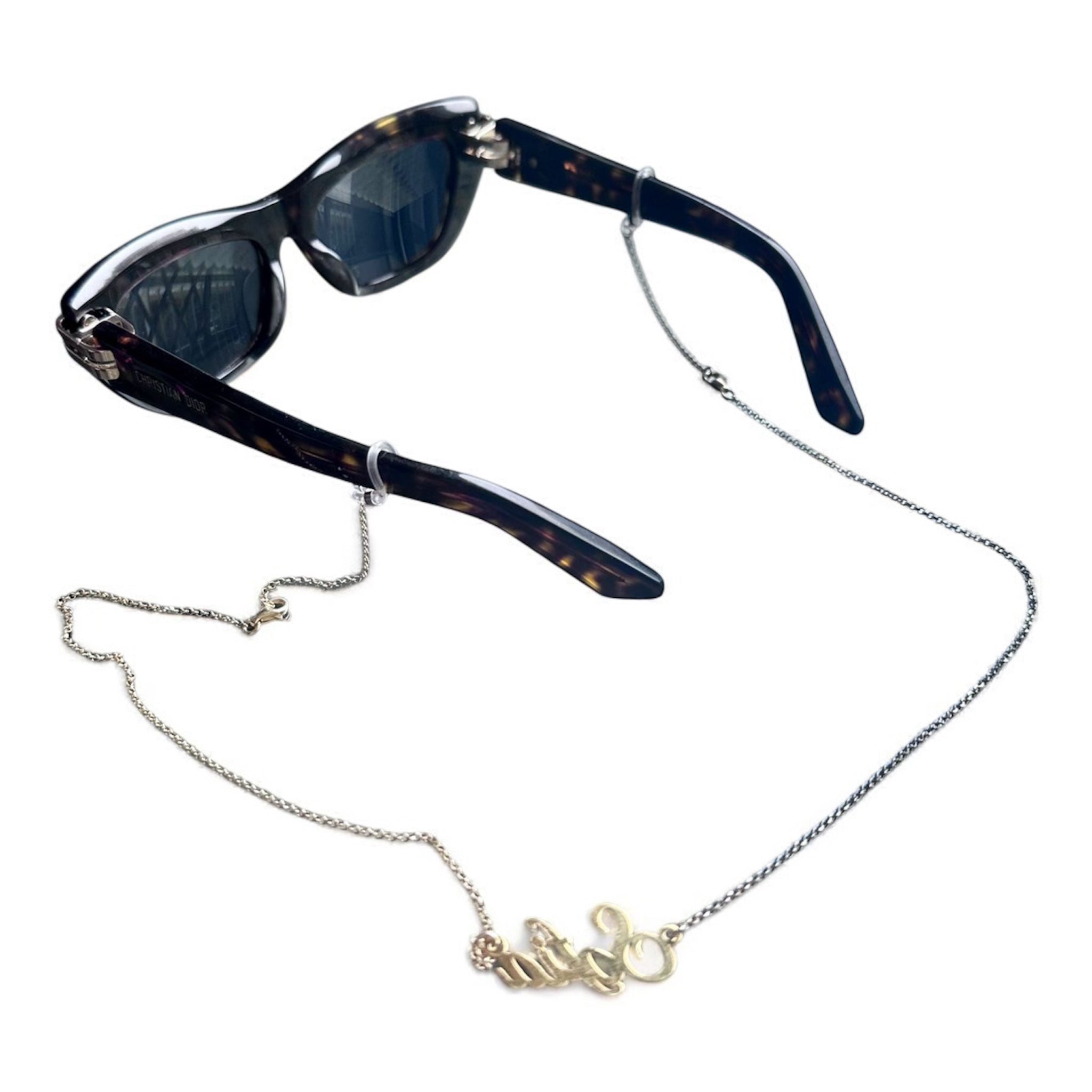 Personalized 925 Silver Sunglasses Chain & Necklace - Gold or Silver