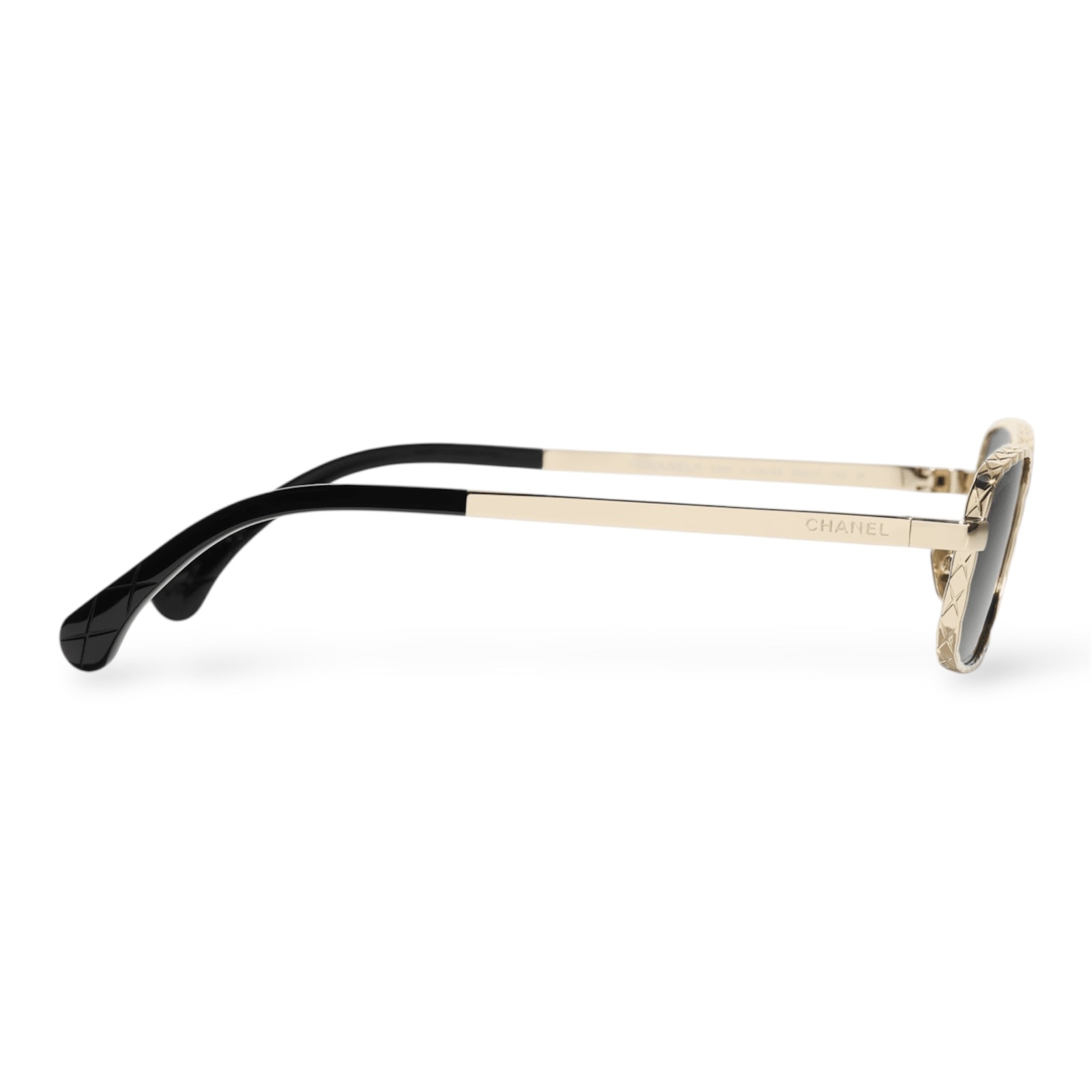 Chanel - Rectangle Metal Sunglasses