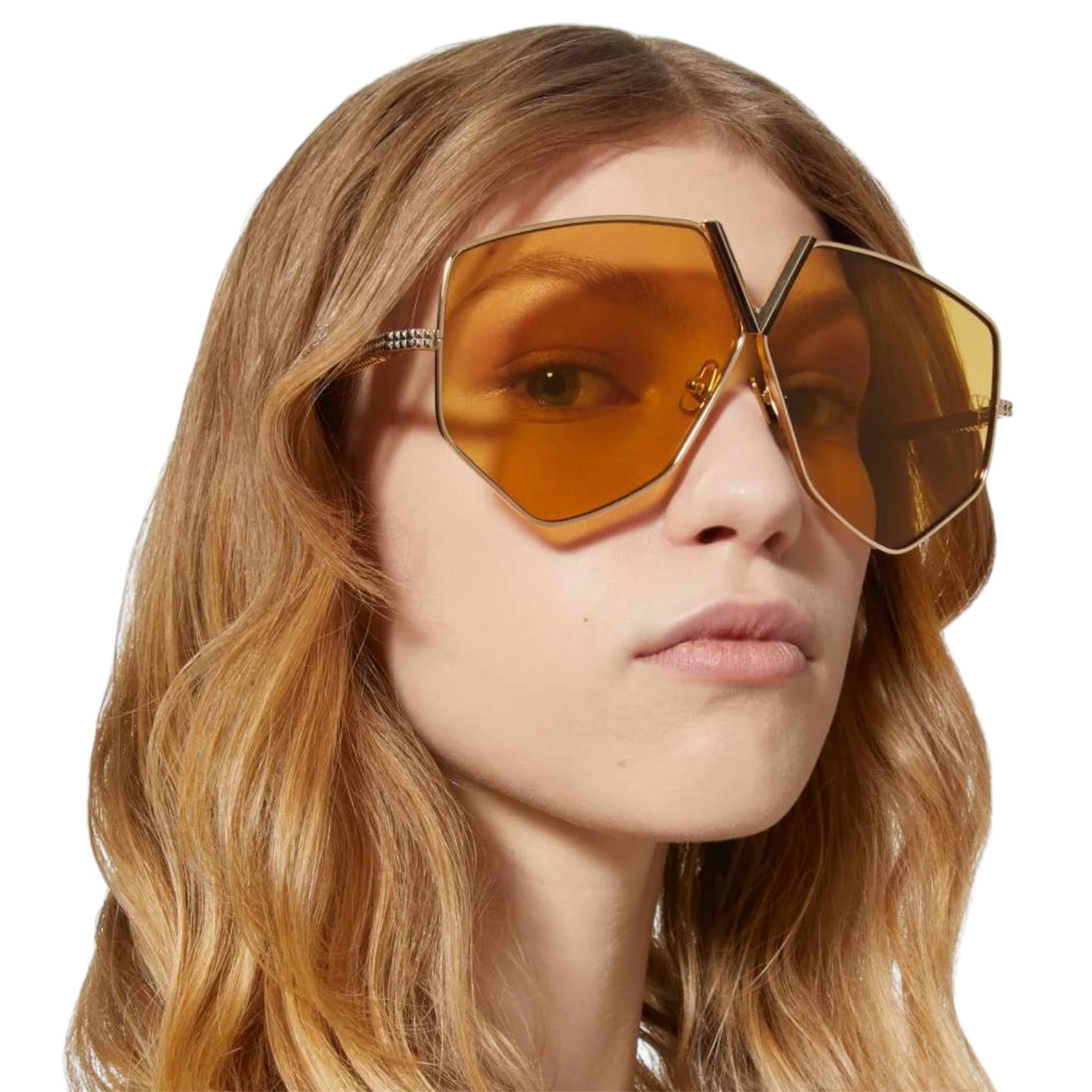 Valentino V- Hexagon Sunglasses