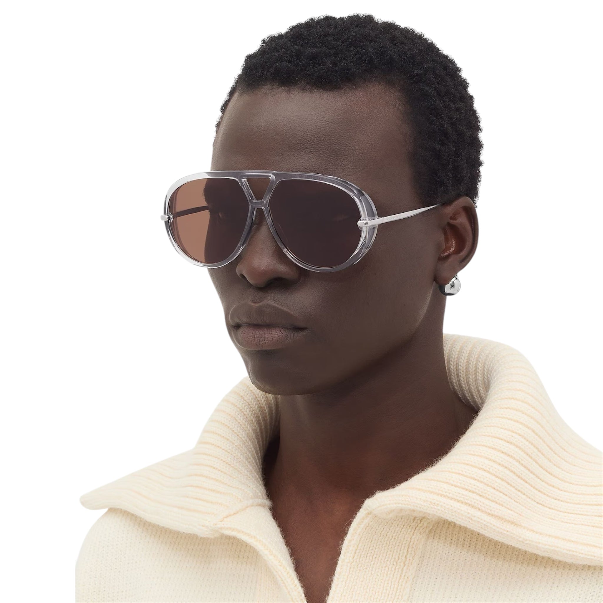 Bottega Veneta Drop Aviator Sunglasses