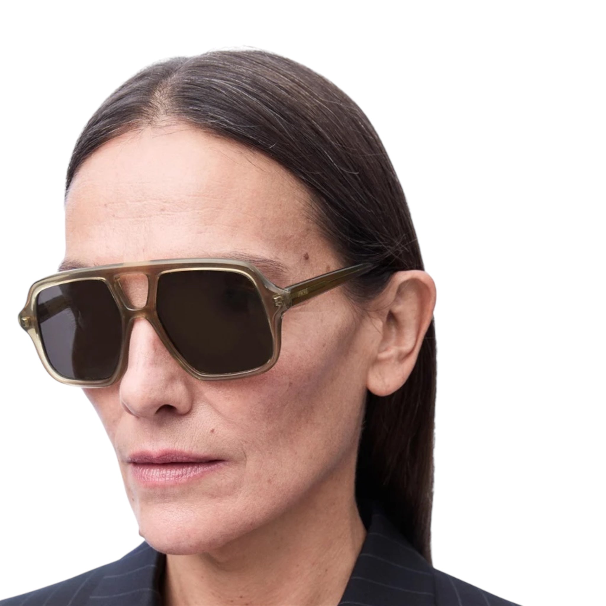 LOEWE サングラス　AVIATOR グラデーション　slw654 Wing aviator sunglasses in black - Loewe | Mytheresa