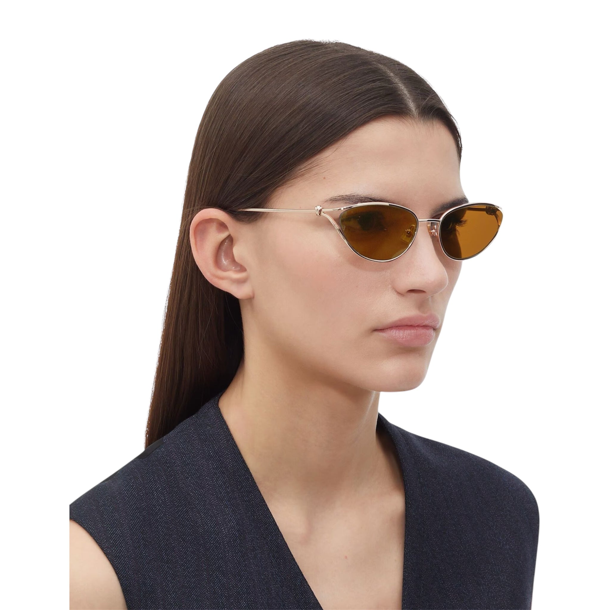 Bottega Veneta Cat-Eye Knot Sunglasses