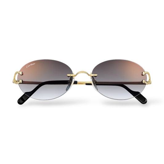 Cartier - Classic C de Cartier Rimless Sunglasses