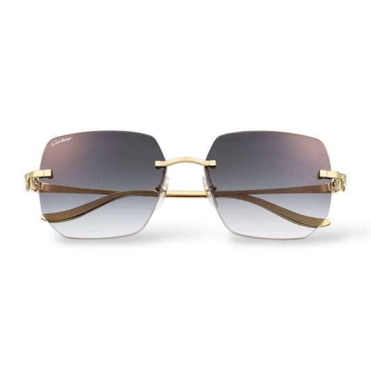 Cartier - Panthère Rimless Square Sunglasses