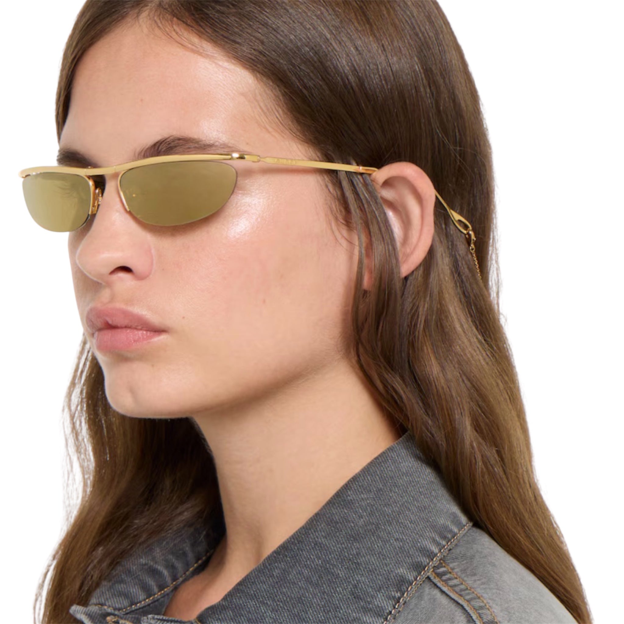 Gucci – Foldable Oval Sunglasses