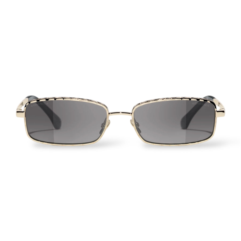 Chanel - Rectangle Metal Sunglasses