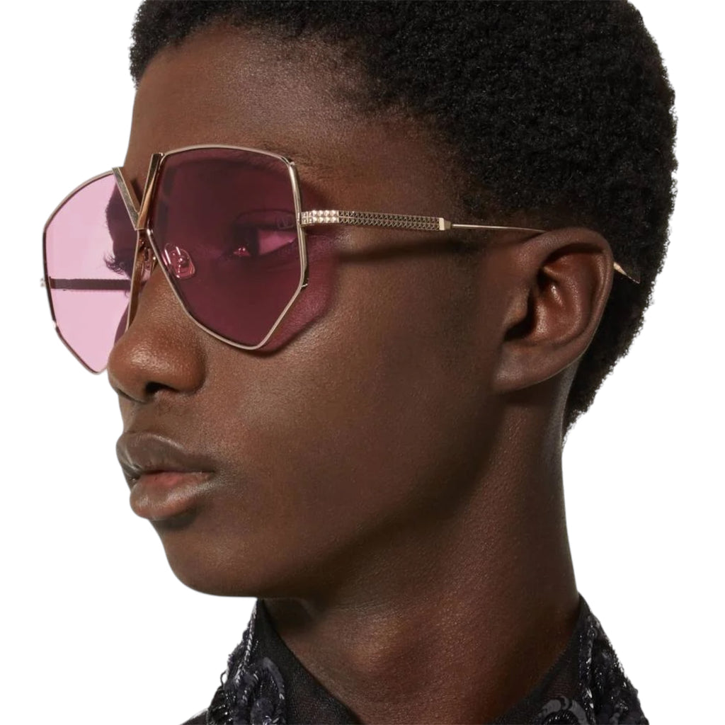 Valentino V- Hexagon Sunglasses