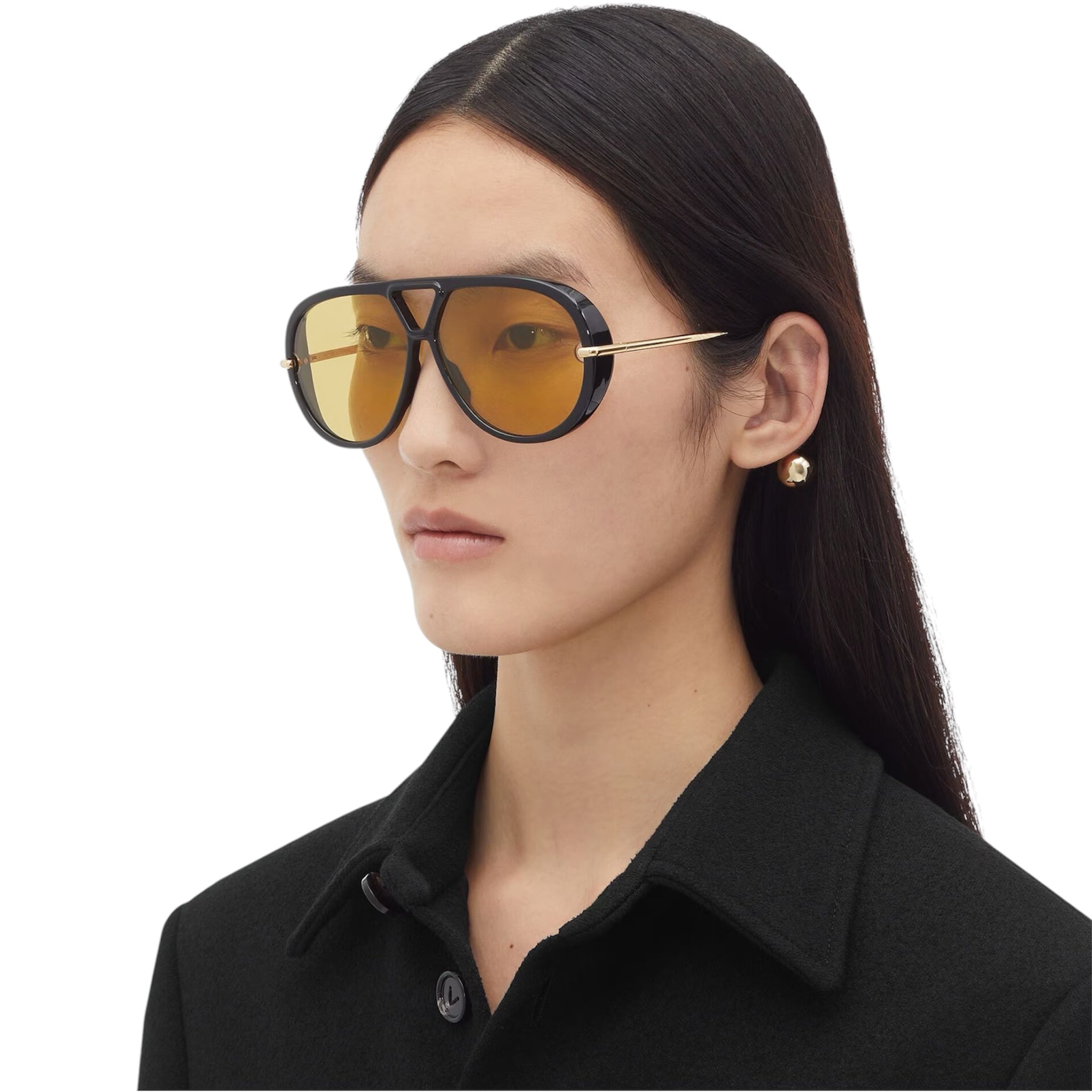 Bottega Veneta Drop Aviator Sunglasses