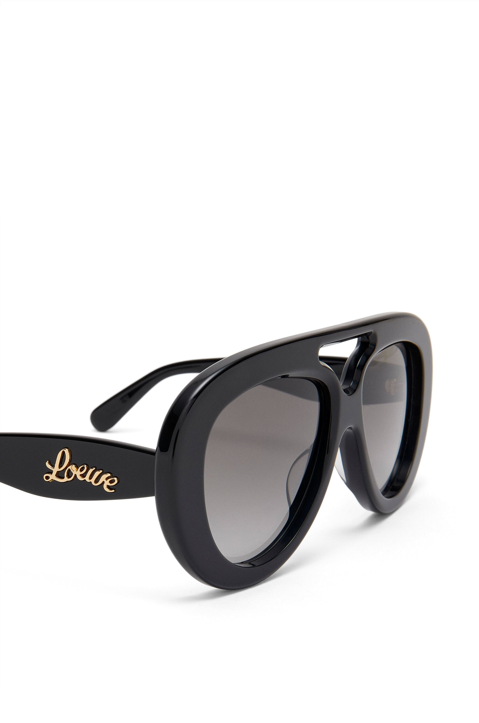 Loewe Round Spoiler Aviator Sunglasses