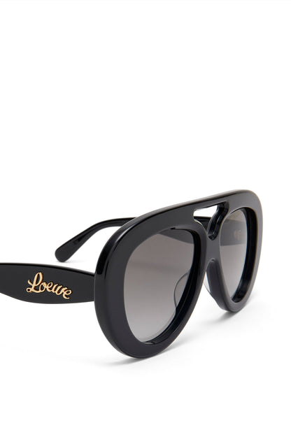 Loewe Round Spoiler Aviator Sunglasses