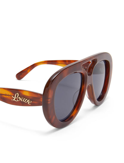 Loewe Round Spoiler Aviator Sunglasses