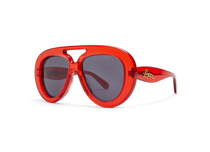 Loewe Round Spoiler Aviator Sunglasses