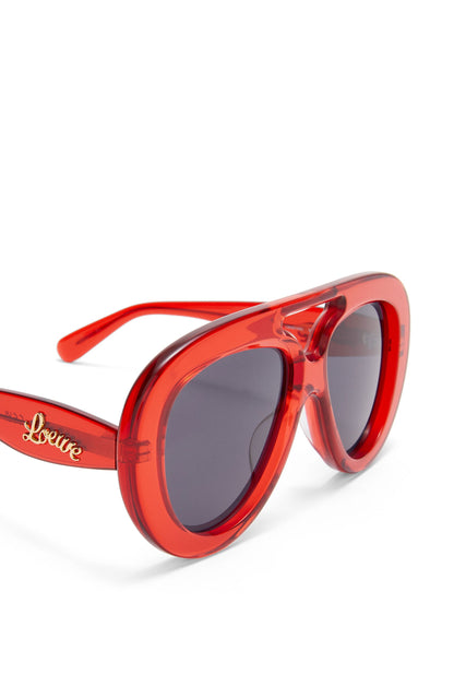 Loewe Round Spoiler Aviator Sunglasses