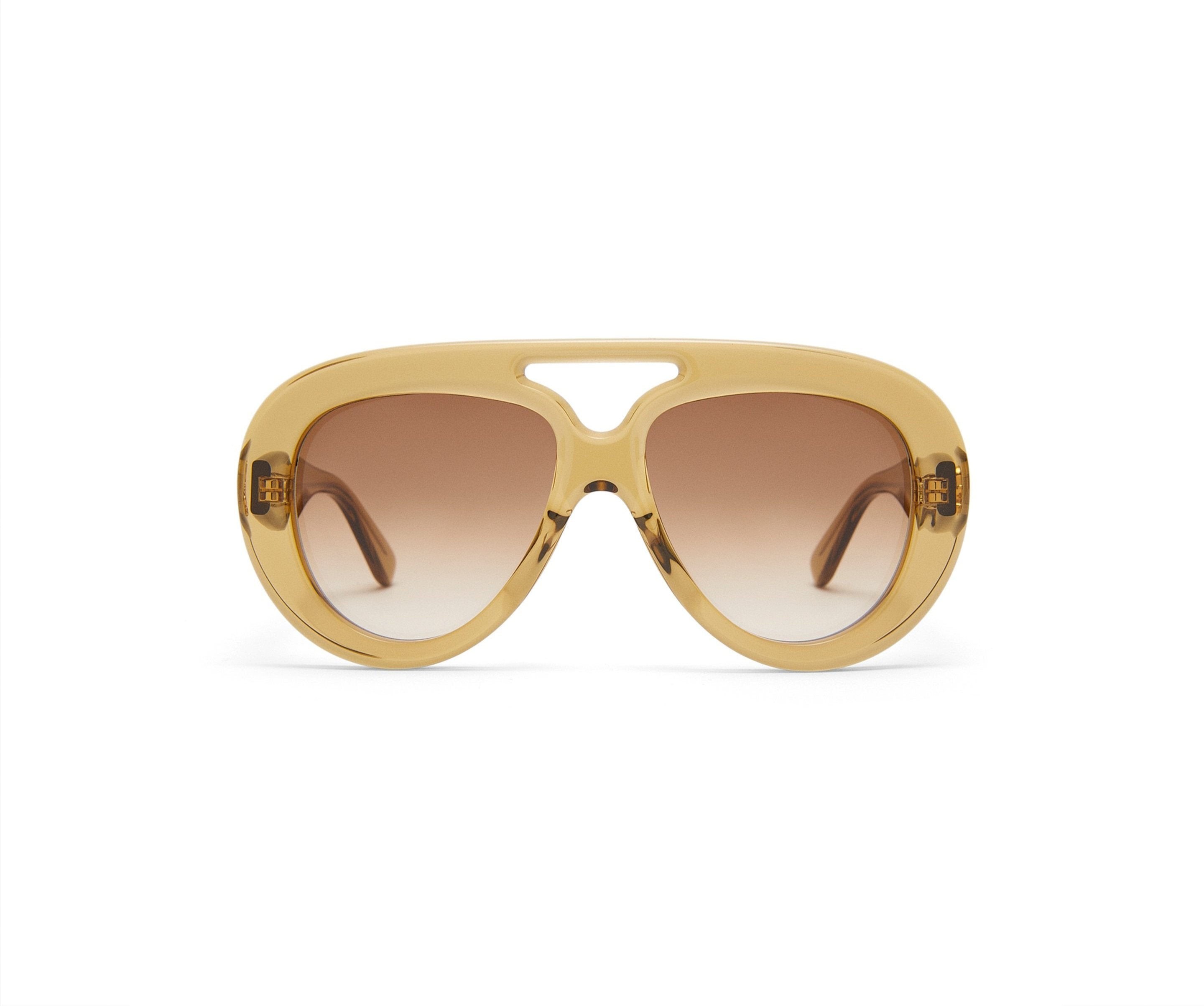Loewe Round Spoiler Aviator Sunglasses