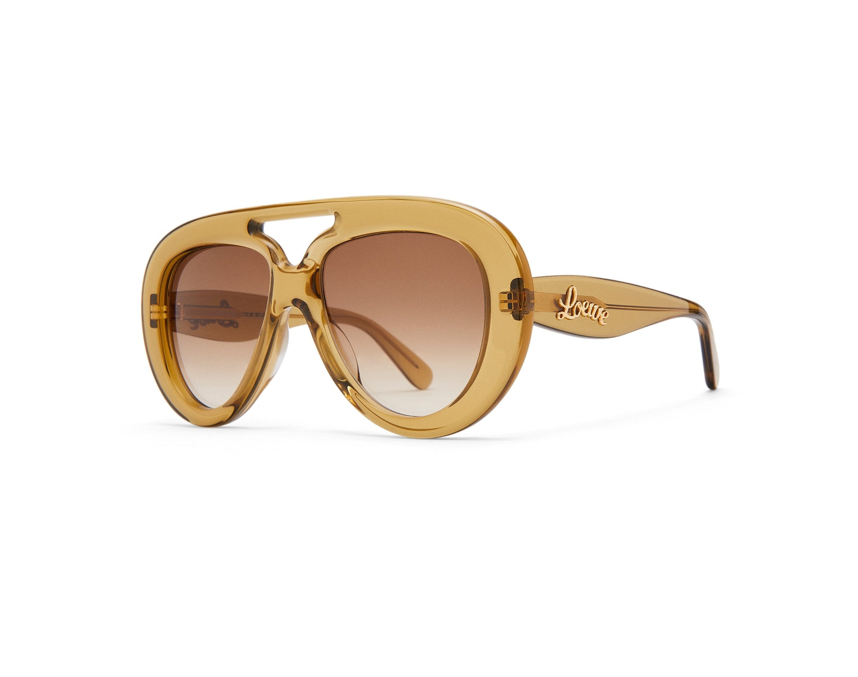 Loewe Round Spoiler Aviator Sunglasses