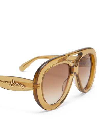 Loewe Round Spoiler Aviator Sunglasses