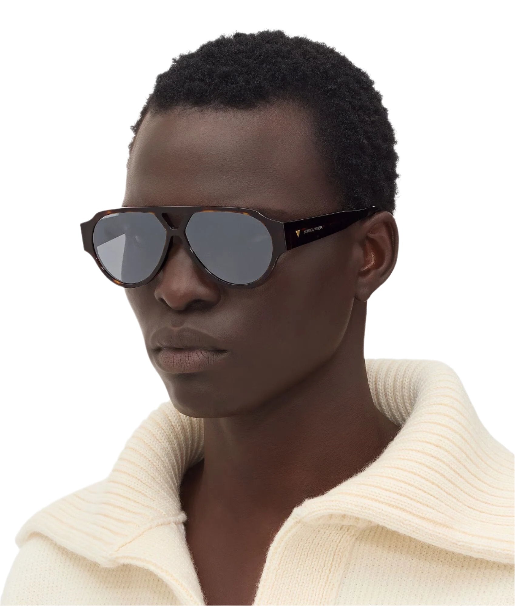 Bottega Veneta Soft Aviator Sunglasses