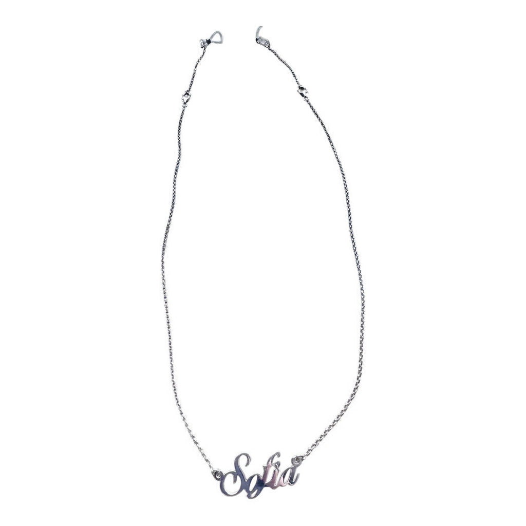 Personalized 925 Silver Sunglasses Chain & Necklace - Gold or Silver