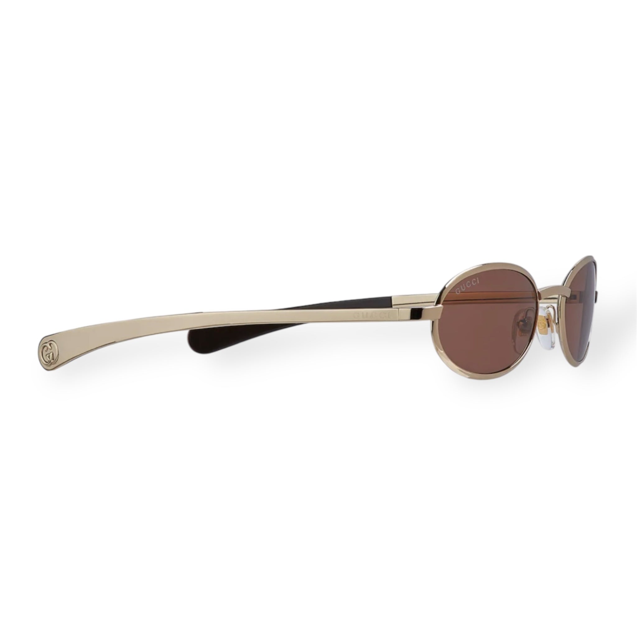 Gucci - Oval Frame Sunglasses