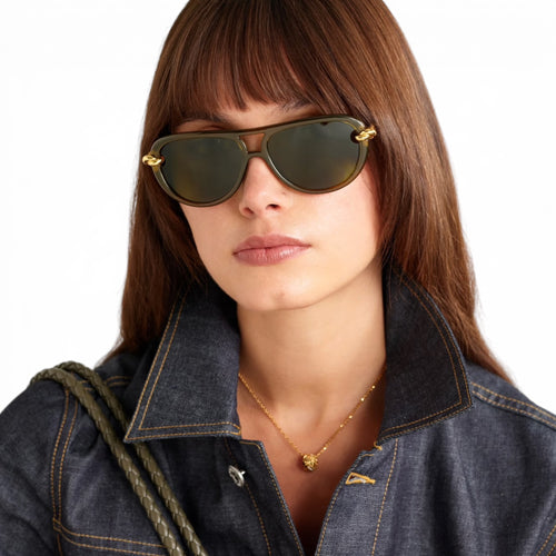Bottega Veneta - Knot Aviator Sunglasses BV1418S