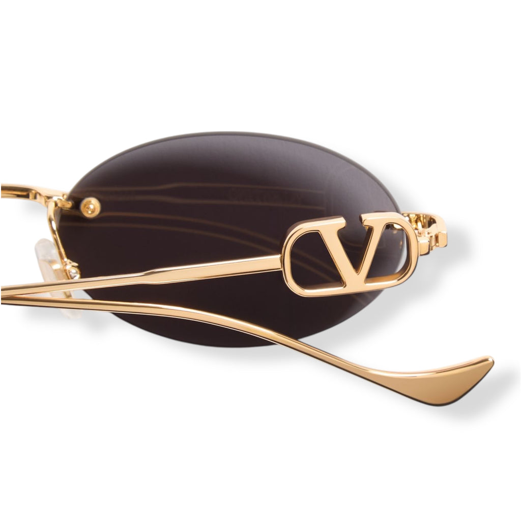 Valentino - Geometric Metal Sunglasses