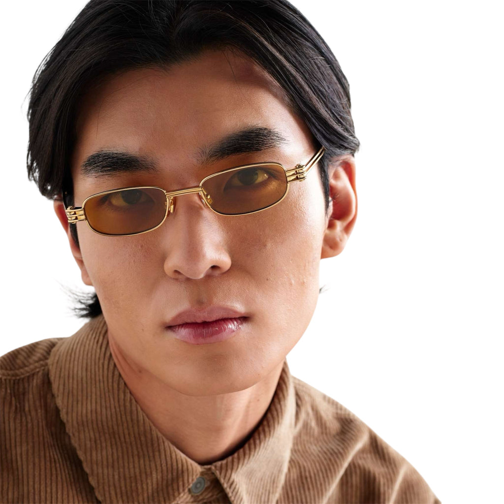 Bottega Veneta – Rectangle Metal Sunglasses BV1381S