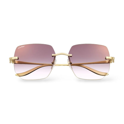 Cartier - Panthère Rimless Square Sunglasses