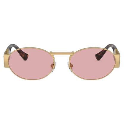 Versace Medusa Deco Oval Sunglasses