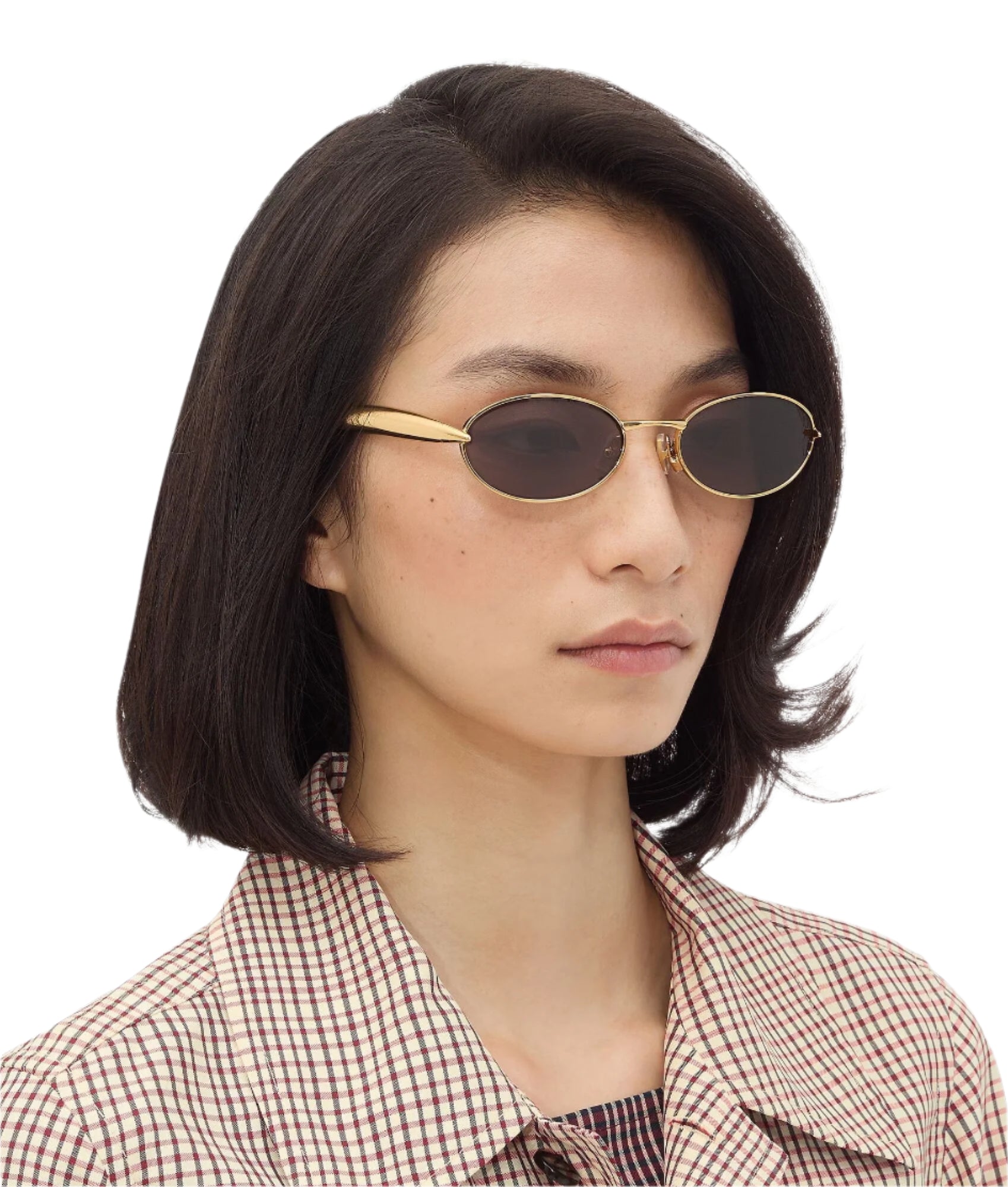 Bottega Veneta Sardine Oval Sunglasses